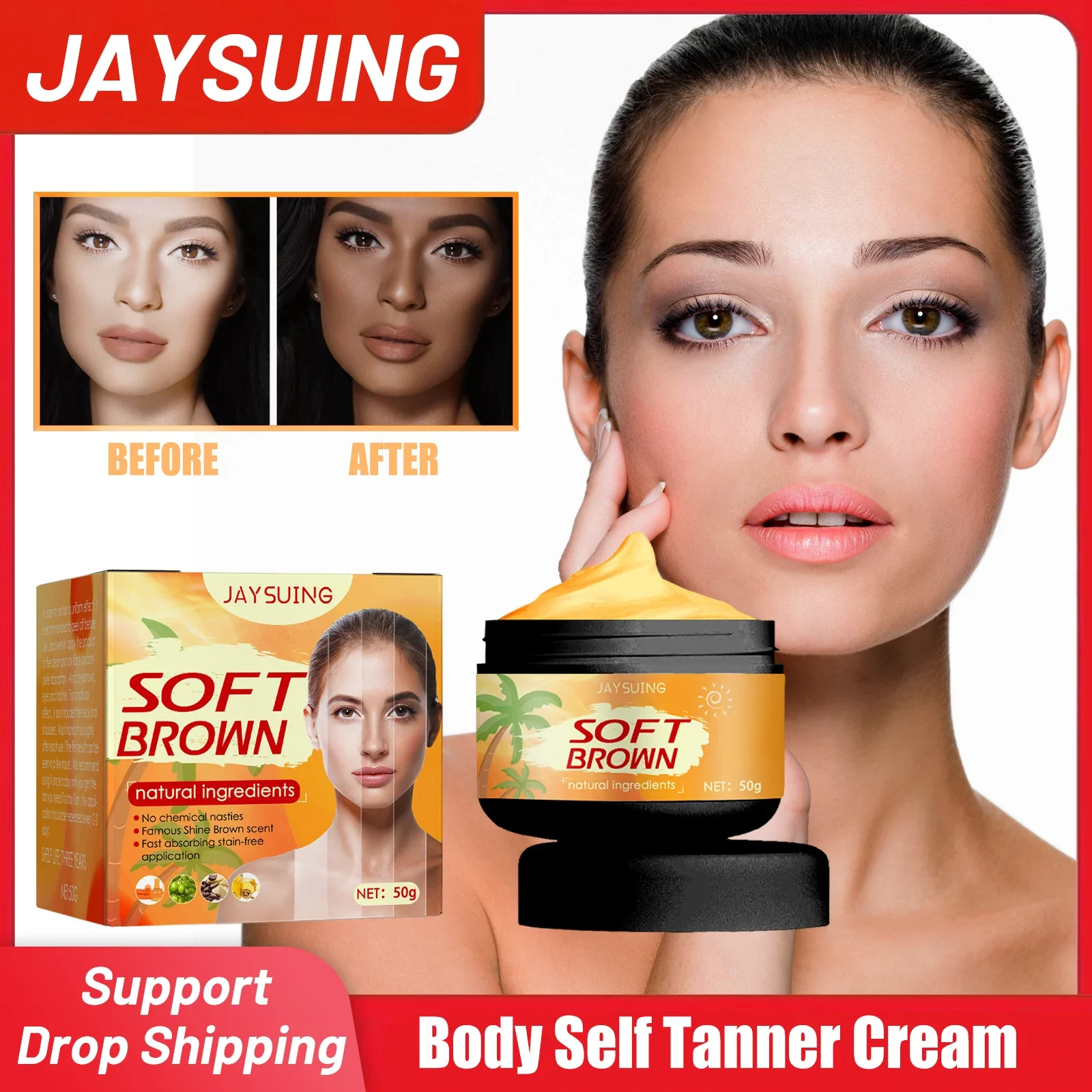 Crema Autoabbronzante Per Il Corpo Lozione Autoabbronzante Senza Sole Bronzo Colorazione Rapida Summer Beach Bronzer Crema Abbronzante Naturale A Lung
