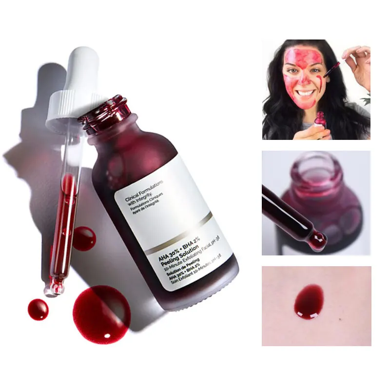 Drop Ship Soluzione Di Buona Qualità 30Ml Aha 30% + Bha 2% Per Peel That Dead Top Layer Anti Skin Care Serum Oil Balance Base
