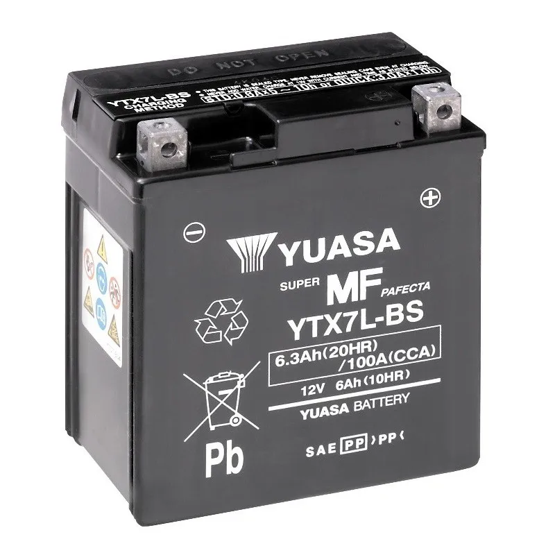 Yuasa Ytx7L-Bs Batteria Esente Da Manutenzione