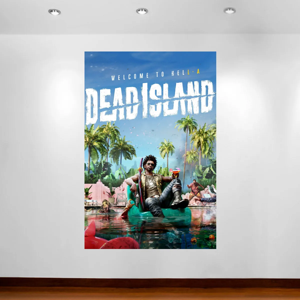 Dead Island 2 Poster Dead Island Videogioco Poster Tela Pittura Murale Camera Da Letto Decorazione Della Parete Sala Giochi Adesivi Murali Decorazioni
