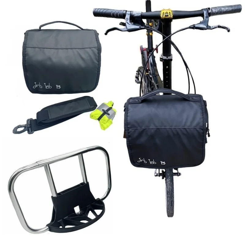 Borse Anteriori Per Bici Pieghevoli Uso Per Borse Per Borse Per Biciclette Brompton Borsa Per Fotocamera Borsa Per Fotocamera Con Copertura Impermeabi