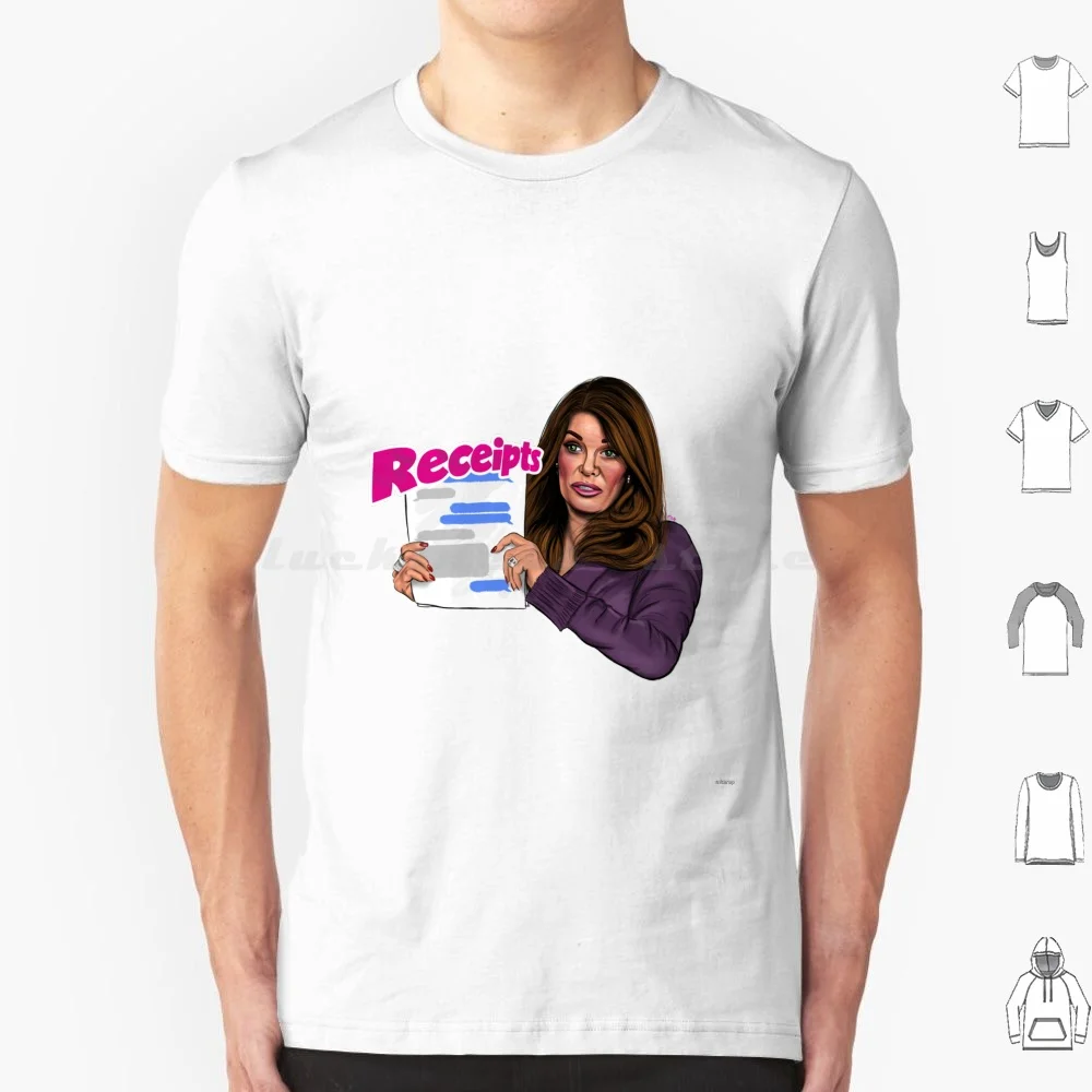 Lisa Vanderpump Ricevute T Shirt 6Xl Cotton Cool Tee Pop Culture Real Housewives Real Housewives Of Beverly Hills Beverly Hills