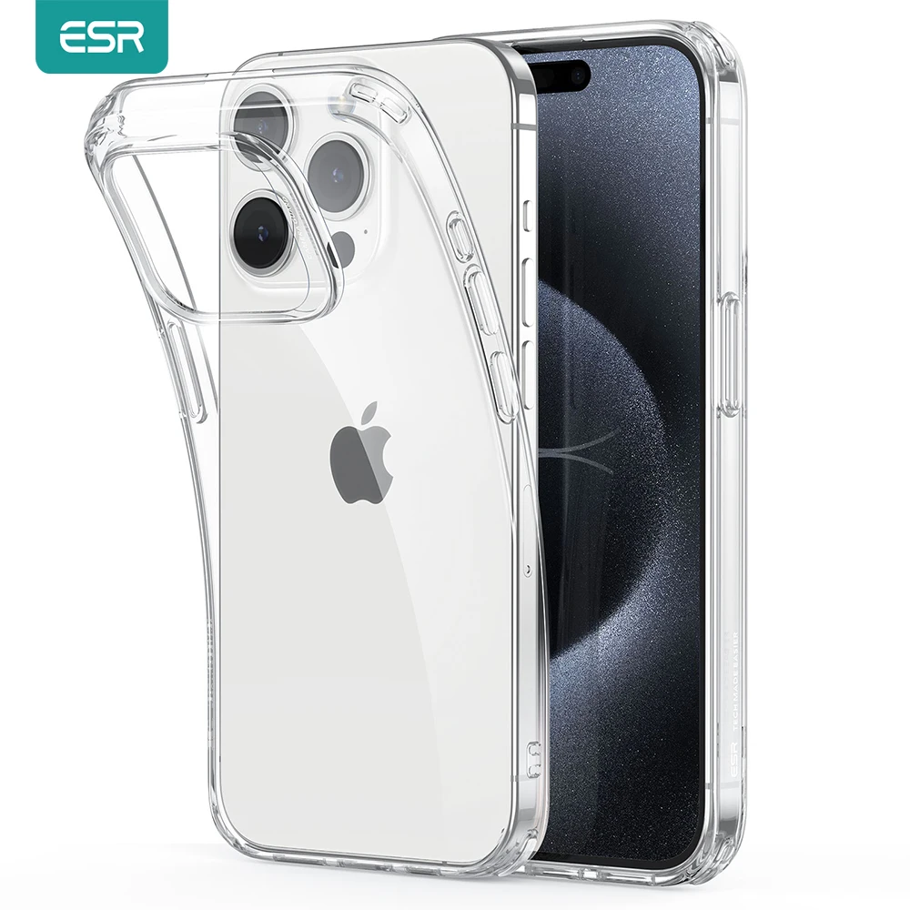 Esr Per Iphone 15 15 Pro Max Custodia Protettiva Per Iphone 15 Pro Cover Posteriore Trasparente Per Iphone 15 Plus Project Zero Clear Case