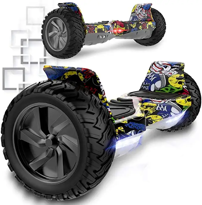 Hoverboard Warrior 8.5 Pollici All Terrain Off Road Hoverboard Con Altoparlanti Musicali E Luci A Led Scooter Hoverboard Autobilanciati