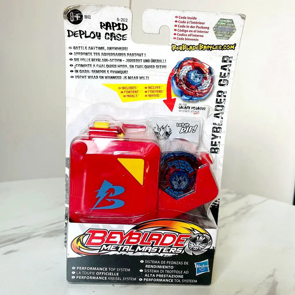 Beyblade B-202 Custodia A Distribuzione Rapida In Metallo Fusion E Galaxy Pegasus Beyblades Bb-70B
