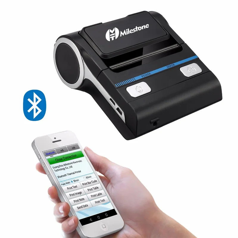 Mht-High Speed Blue Tooth 80Mm Usb Wireless Thermal Receipt Printer Pos Printer Portable Android Small Supermarket Restaurant