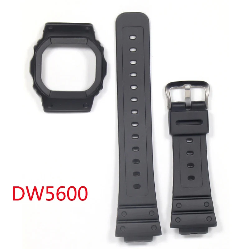Adatto Per Casio Dw5600 Smart Watch Cinturino Sportivo In Silicone Cinturino Impermeabile Fibbia In Acciaio Inossidabile