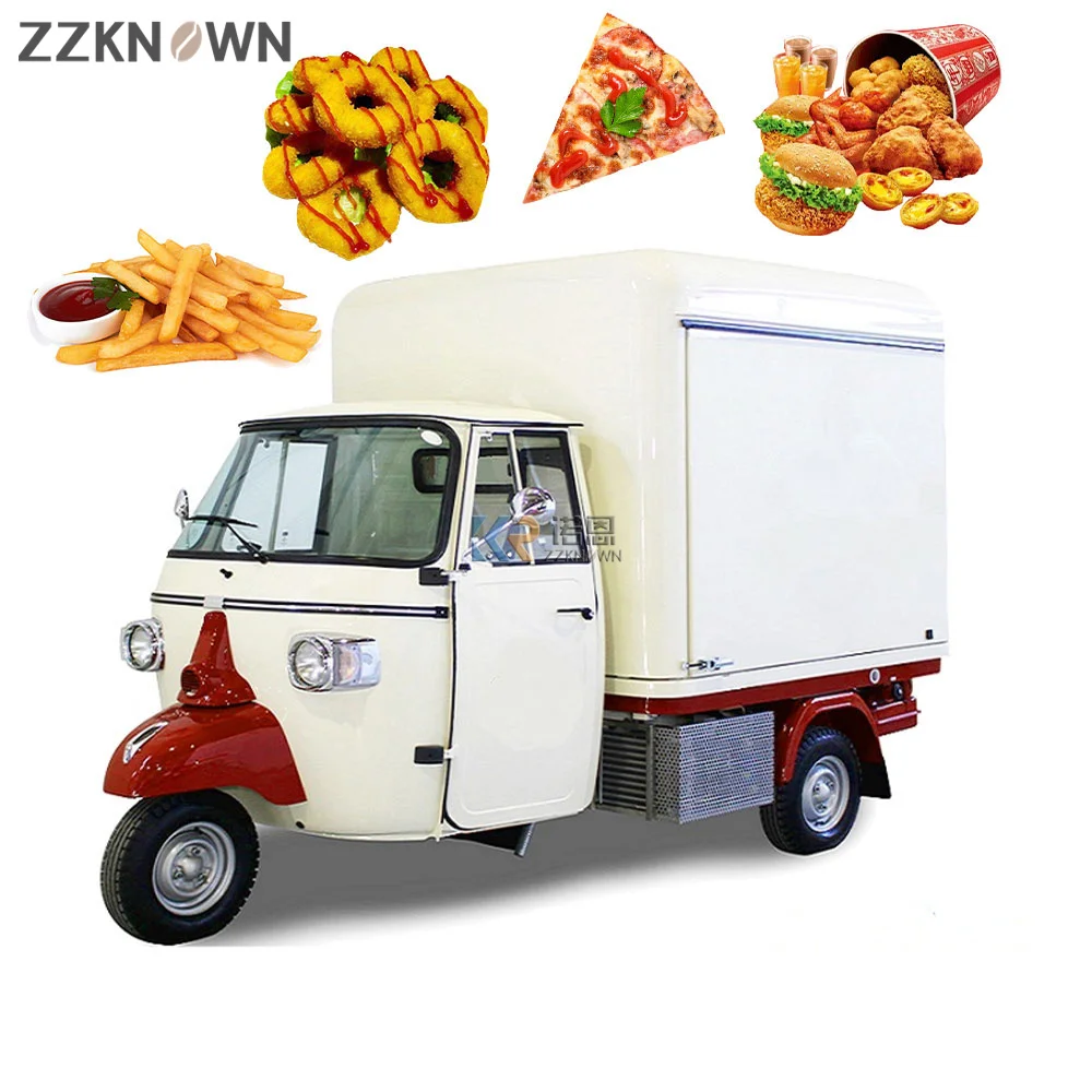 Mobile Bakery Piaggio Ape Fast Food Truck Ice Cream Triciclo Food Cart Trailer Usato Dessert Food Truck In Vendita Negli Stati Uniti