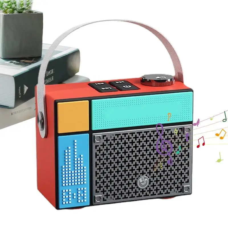 Altoparlante Portatile Wireless Altoparlanti Hi-Fi Vintage Con Compatibilità Universale Altoparlanti Audio Wireless A Lunga Durata Della Batteria