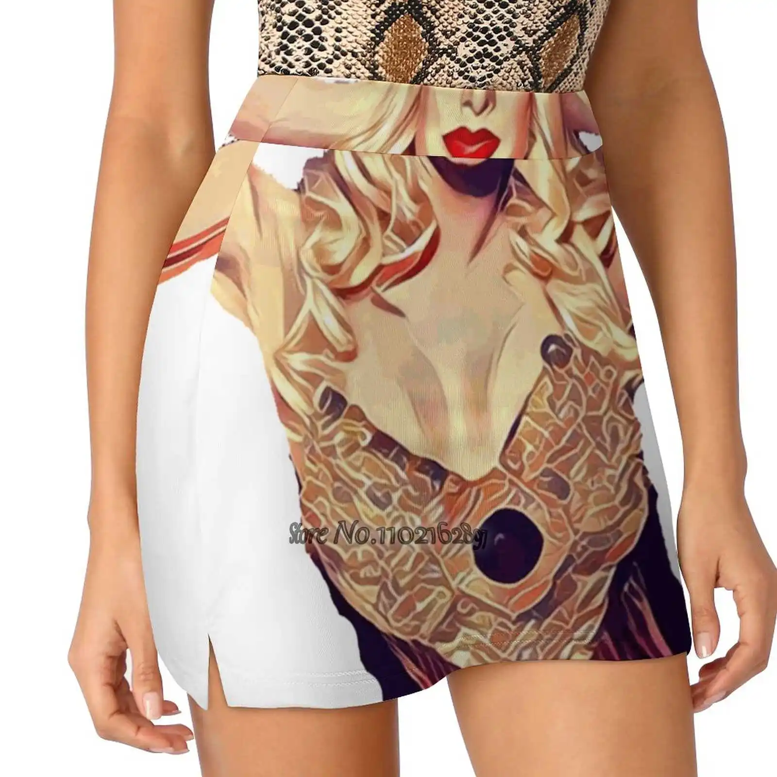 Queen Jinkx Monsoon Women'S Summer Fake Two Piece Skirts Casual Sports Beach Skirt Girl Skorts Jinkx Monsoon Winner Drag Drag