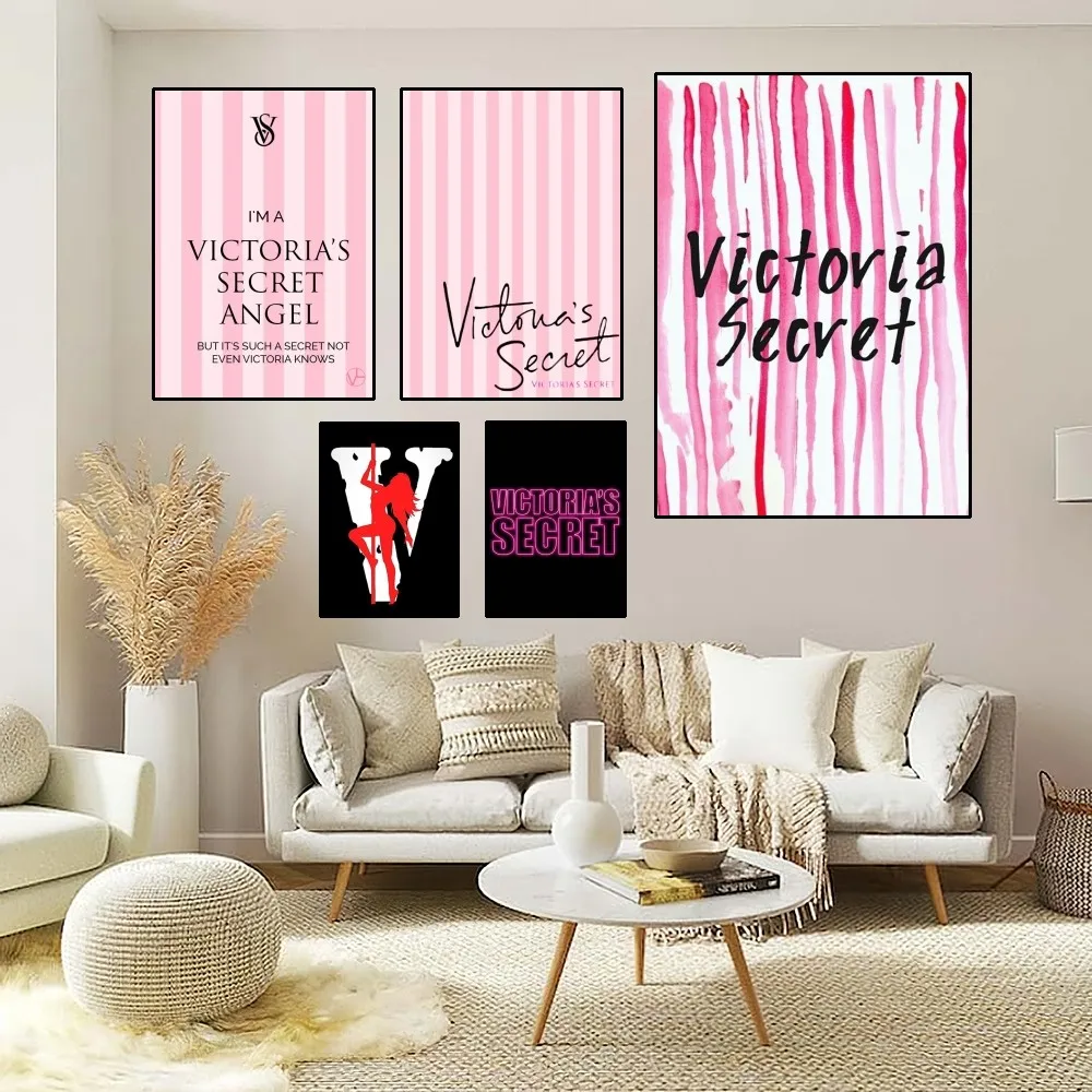 V-Victorias Luxury S-Secret Poster Home Room Decor Estetica Art Wall Painting Stickers