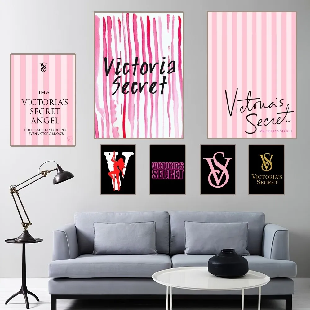 V-Victorias Luxury S-Secret Poster Home Room Decor Estetica Art Wall Painting Stickers