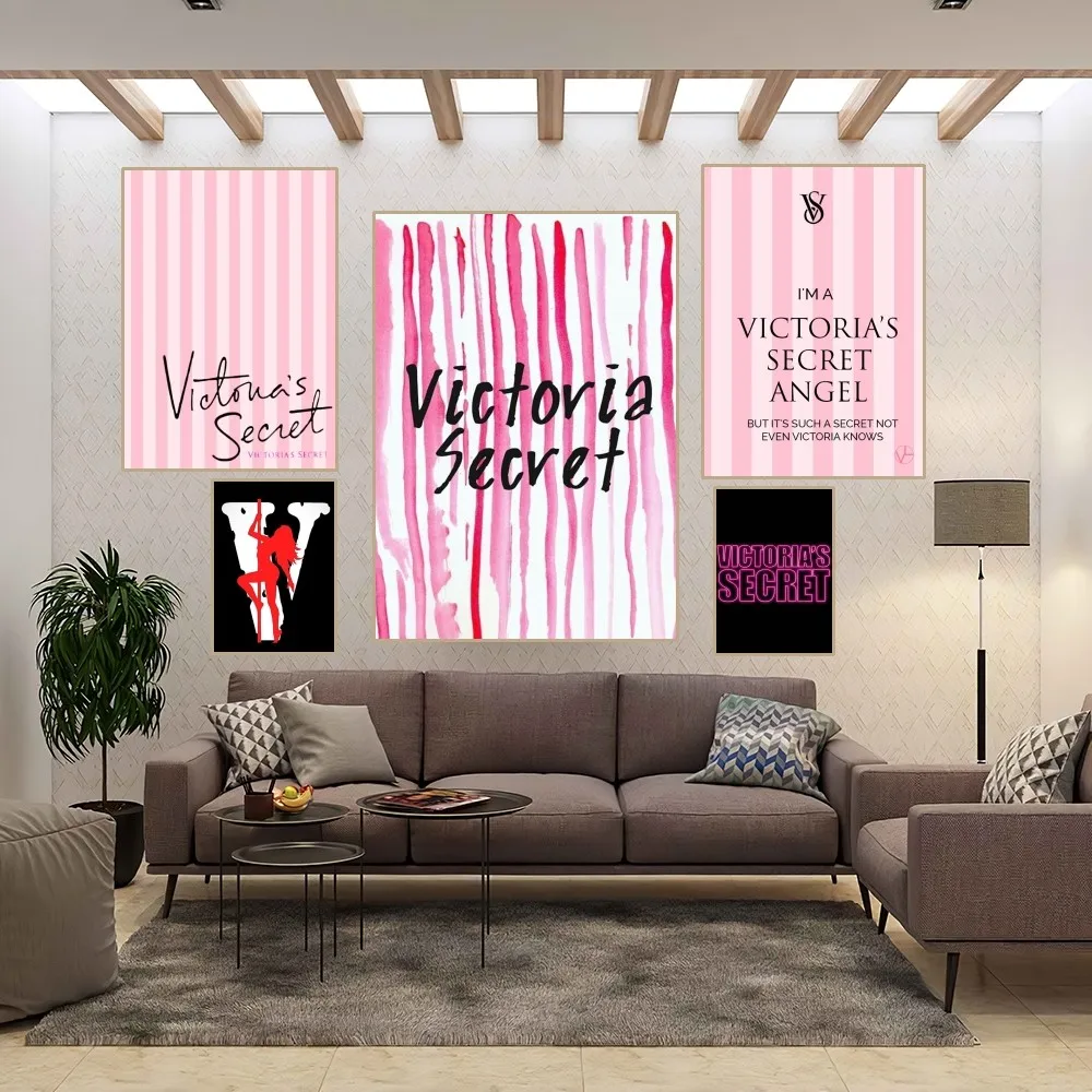V-Victorias Luxury S-Secret Poster Home Room Decor Estetica Art Wall Painting Stickers