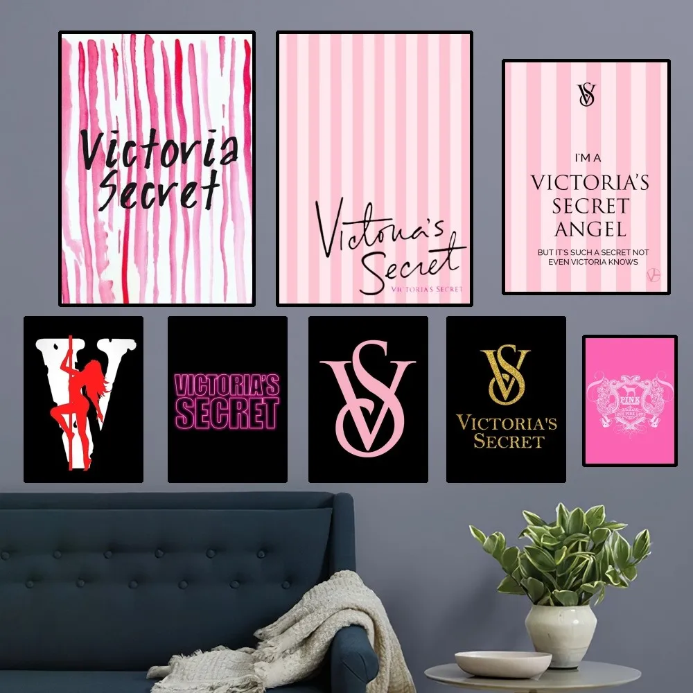 V-Victorias Luxury S-Secret Poster Home Room Decor Estetica Art Wall Painting Stickers