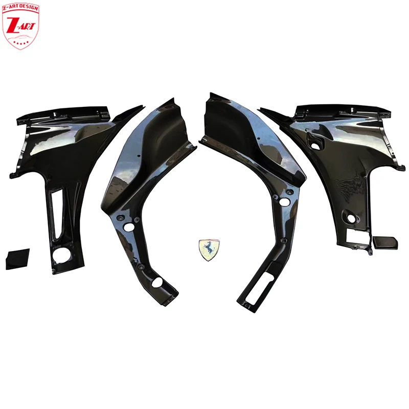 2015-2020 Z-Art Tronco Anteriore In Fibra Di Carbonio A Secco Interno Per Tronco Anteriore In Fibra Di Carbonio 488 Parti Interne Per Tronco Anteriore