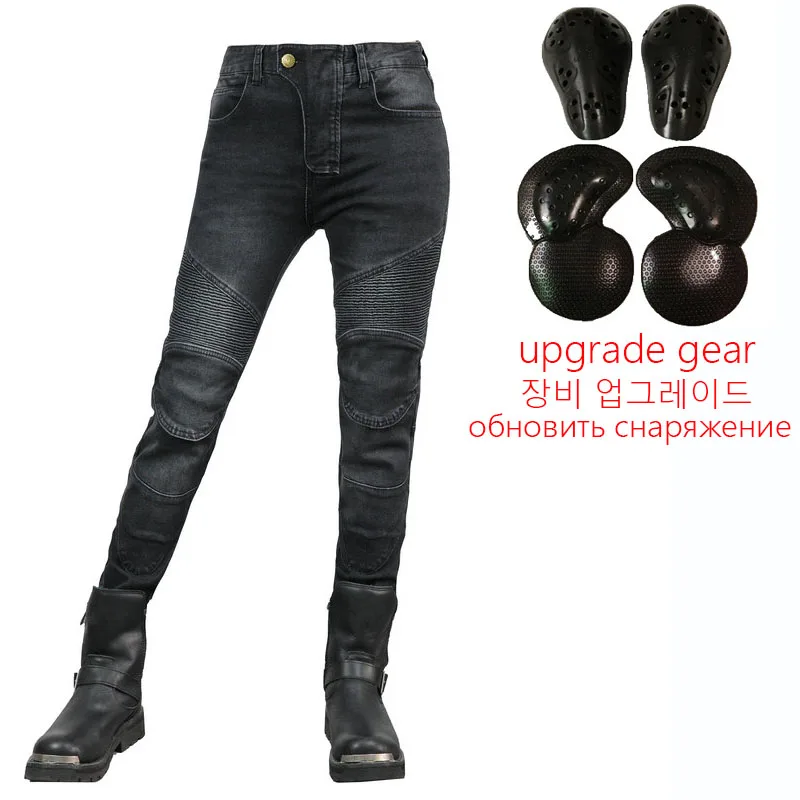 Pantaloni Da Moto Pantalon Moto Green Moto Jeans Donna Boyfriends Moto Leisure Jeans Da Donna Blue Riding Jeans A Vita Alta