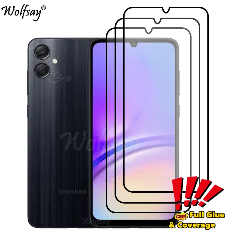 Full Cover Whole Glue Screen Protector Per Samsung Galaxy A05 Vetro Temperato Per Samsung A05 A 05 Glass Per Samsung A05 Glass