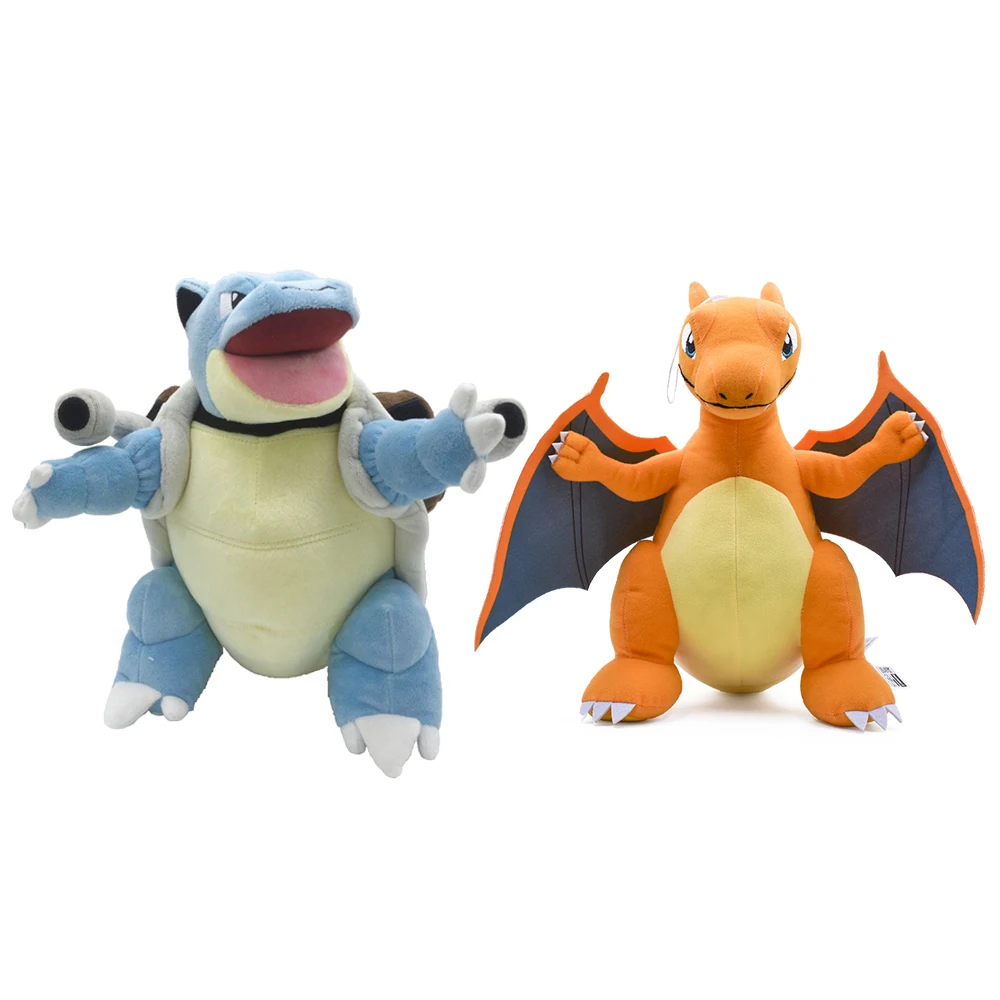30Cm Pokemon Peluche Charizard Blastcx Peluche Peluche Charmander Squirtle Dragon Tortoise Regalo Di Natale Per Bambini