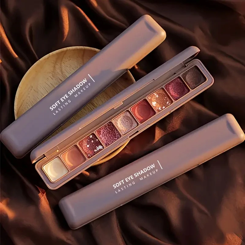 9 Colori Makeup Eyeshadow Palette Waterproof Long Lasting Eyes Make Up Matte Shimmer Glitter Eyeshadow Palette Cosmetics