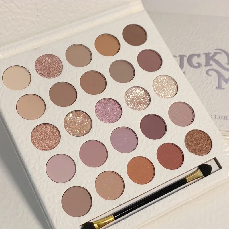 25 Colori Waterproof Eyeshadow Palette Pearlescent Matte Eye Plate Eye Color Makeup Palette Lasting Nature Cosmetic Beauty