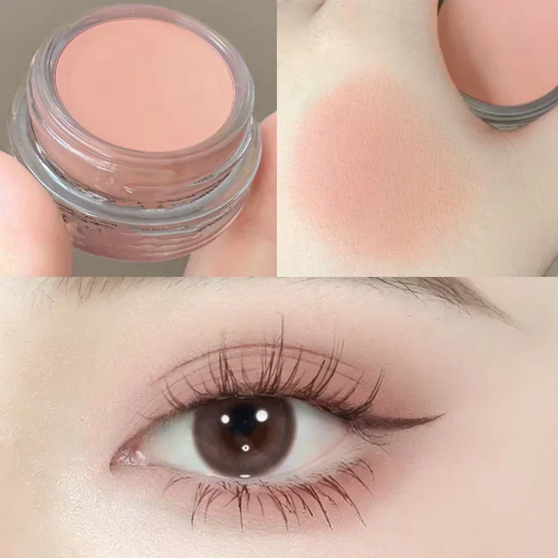 Matte Liquid Eyeshadow Cream Peach Pink Purple Blush Nude Brown Face Contour Waterproof Long Lasting Eyeshadow Primer Base Makeup