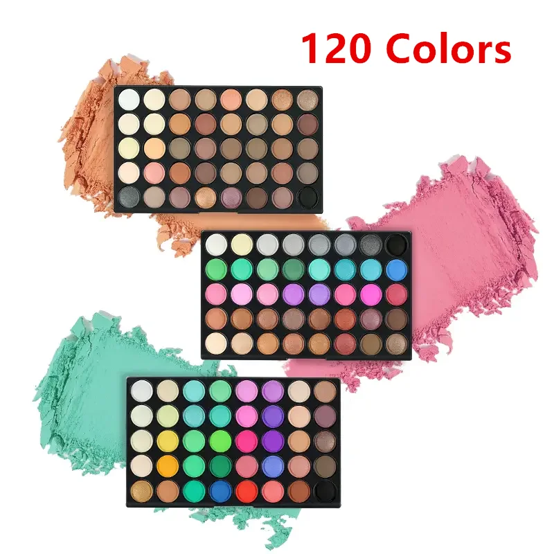 40/120 Colori Eye Makeup Palette Matte Shimmer Metallic Eyeshadow For Women Matte Specular Eyeshadow Glitter Powder Eyeshadow