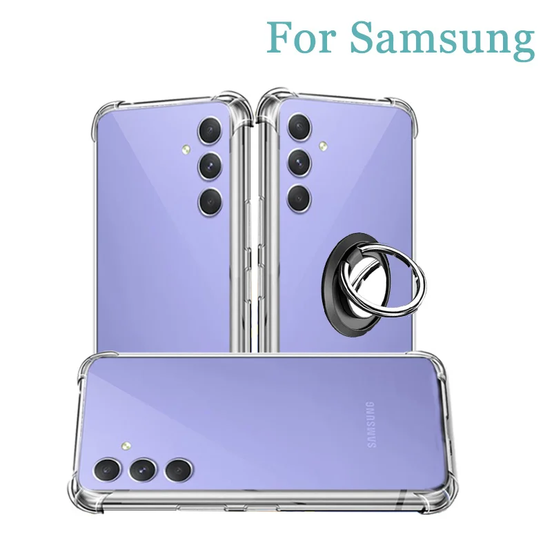Antiurto Cover Per Samsung A54 Anello Custodia Ad Anello Per Samsung A 54 A13 A53 Custodia Samsung A53 5 G A33 Silicone Case Galaxy A 54 Paraurti Sams