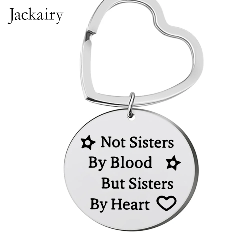 Regalo Sorella Da Sorella Amicizia Portachiavi Non Sorelle Di Sangue Ma Sorelle Di Cuore Portachiavi Regalo Di Compleanno Di Natale Per Sorella