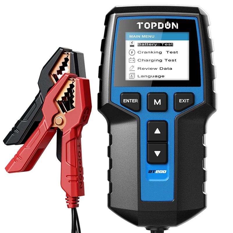 Tester Per Batterie Al Litio Per Auto Elettriche Topdon Bt200 12V Tester Per Batterie Per Auto