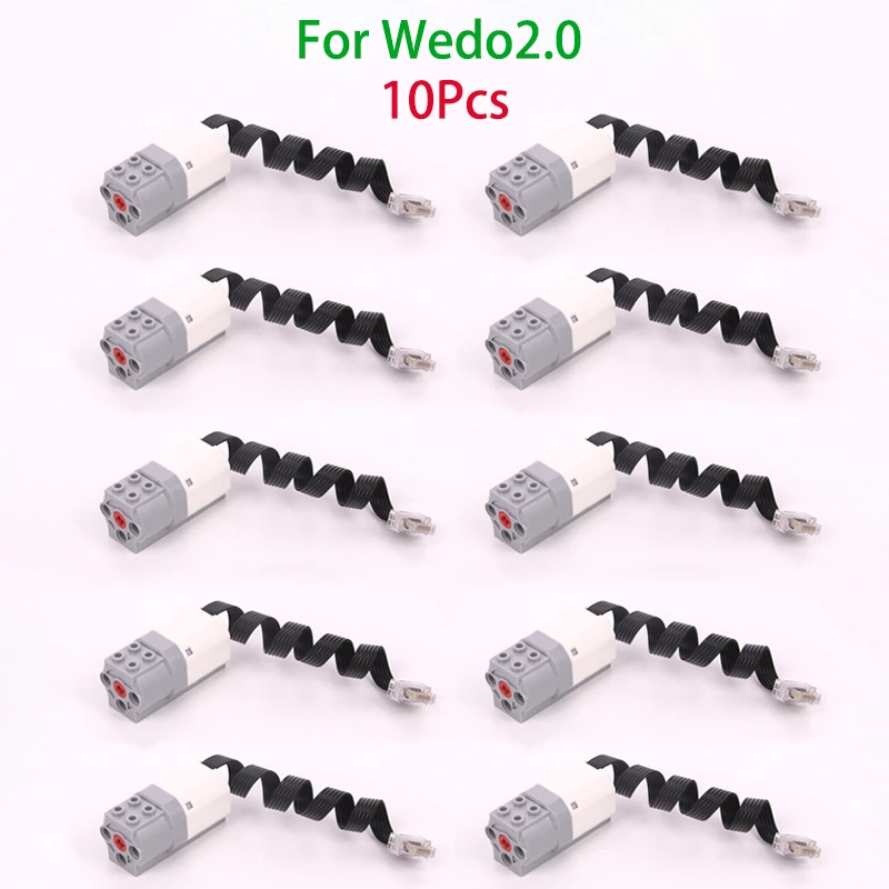 Wedo 2.0 Motor/10Pcs Package Building Blocks Funzione Di Alimentazione Compatibile Con Lego High-Tech 45300 19071 Main Engine Bricks Toys