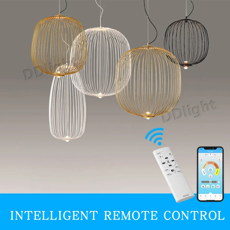 Modern Foscarini Raggi Lampada A Sospensione Sala Da Pranzo Bar Kitchen Island Birdcage Light Lampada Di Design Italiano Apparecchio Di Illuminazione 