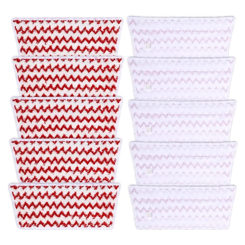 10 Pezzi Riutilizzabili Mop Panno Pad Parti Accessori Compatibili Per Vileda Xxl Steam Mop
