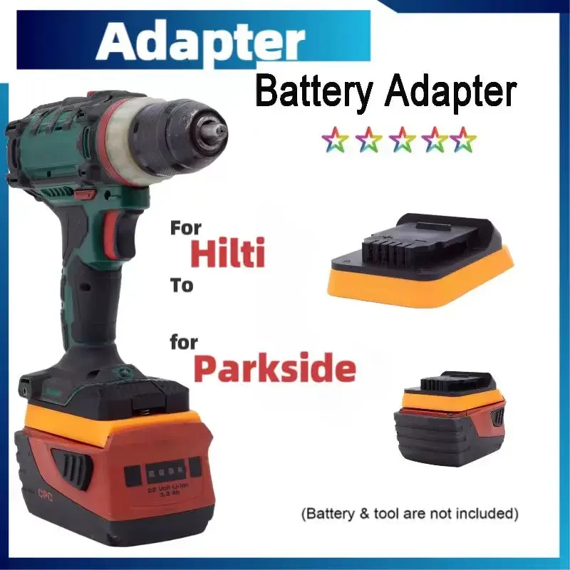 Per Adattatore Batteria Hilti Per Strumenti Da Hilti A Parkside Performance Serie X20V (Non Includere Strumenti E Batteria)