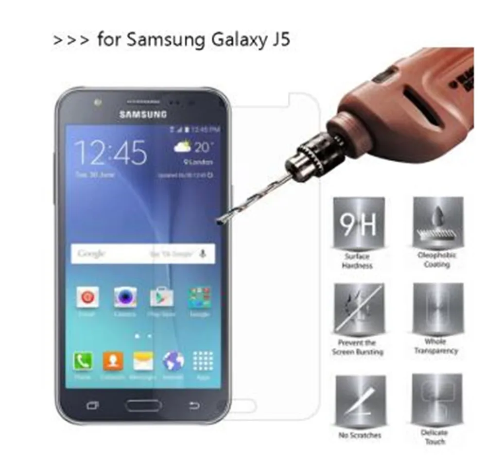 Vetro Temperato Per Samsung Galaxy J5 Sm-J500Fn Sm-J500F Sm J500 J5108 J510F J500Fn J500F Protezione Dello Schermo Protettivo