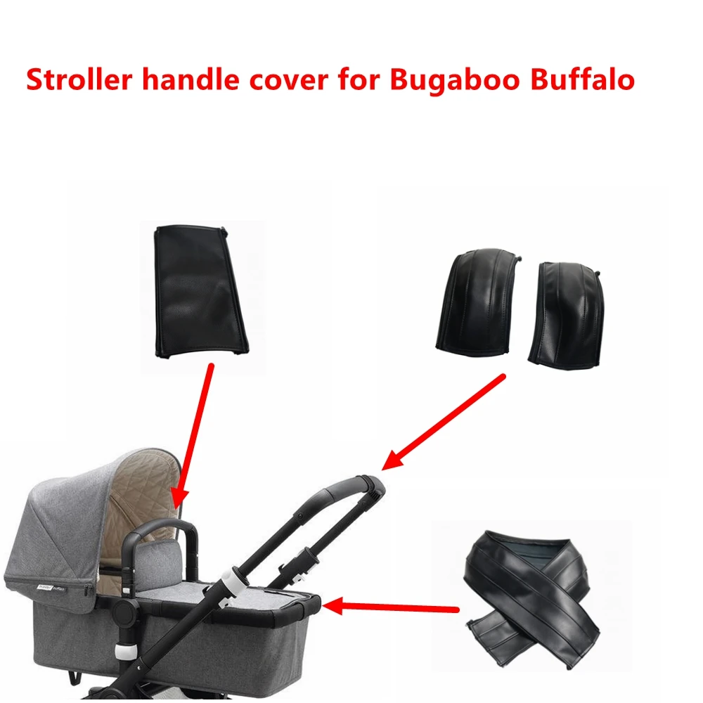 4 Pezzi Coprisedili In Pelle Adatti Per Bugaboo Passeggino Bugaboo Carrozzina Maniglia Custodia Bracciolo Copertura Protettiva Accessori Passeggino