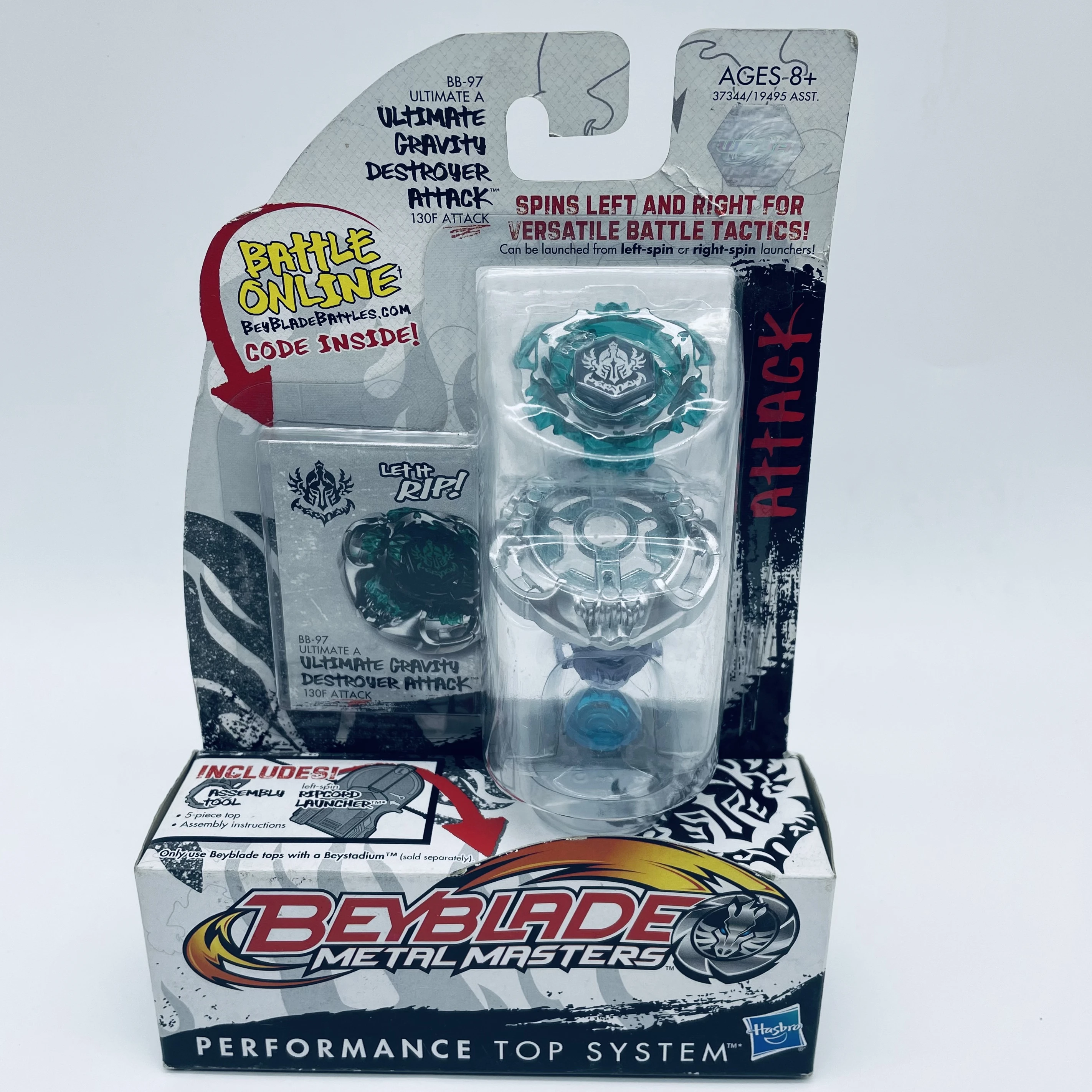 Ultimate Gravity Destroyer Attack Beyblade Bb97 Metal Masters Spinner New Rare