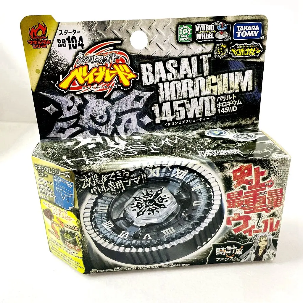Beyblade Bb104 Starter Basalto Horogio/Twisted Tempo 145Wd Metal Masters