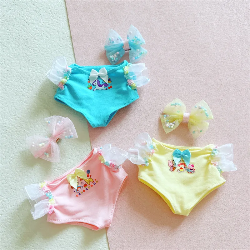 Vestiti Per Bambole Da 20Cm No Accept Cotton Doll Pool Party Swimwear One Piece Suit Fans Kids Collection Gift