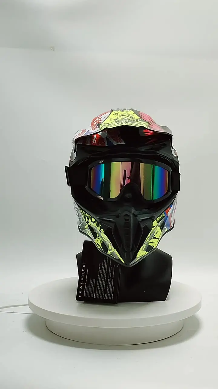 Export  Personalized Decals  Motorbike  Helmets Go Kart Helmet, Cross-Country Cool Running Full Face Helme