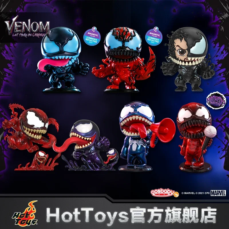 Hot Toys Venom 2 Venom E Carnegie Cosbaby Mini Collection Doll Set Giocattolo Fatto A Mano Regalo Di Natale