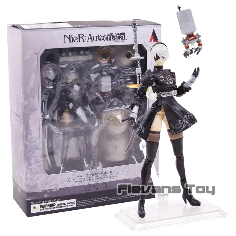 Nier Automata Nier Automata 2B & Machine Lifeform Pvc Action Figure Model Doll Toy Figurals Da Collezione