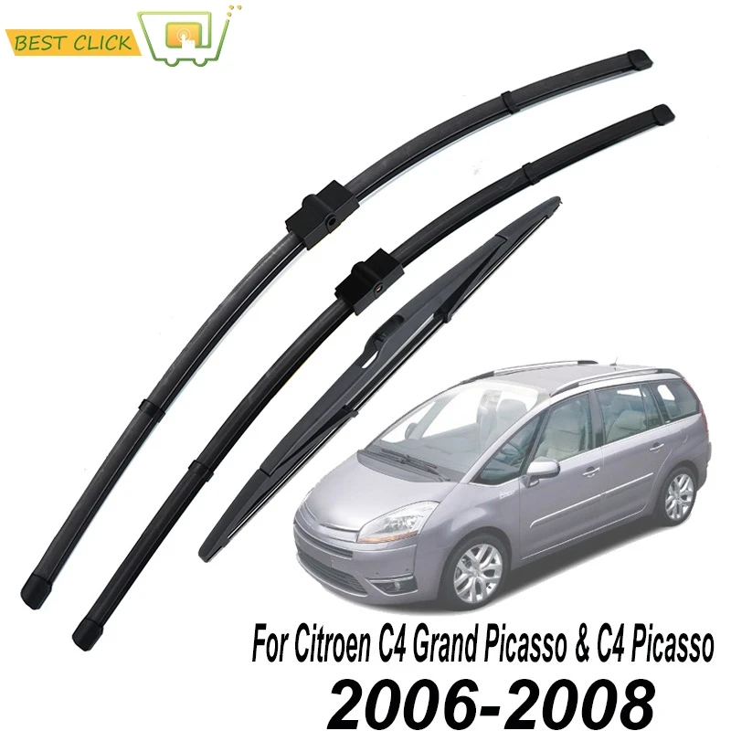 Spazzole Tergicristallo Miesta Per Parabrezza Per Citroen C4 Grand Picasso / C4 Picasso 2006 2007 2008 Kit Lunotto Anteriore