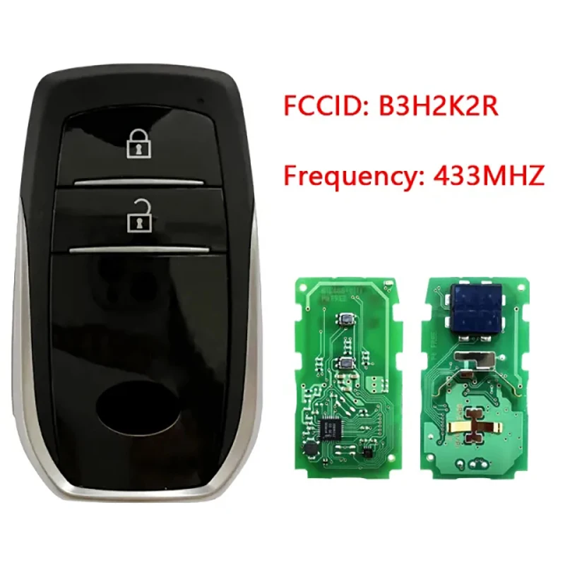Cn007304 Originale 2 Buttpn Smart Key Per Toyota Innova 2023 Remote Fob 433Mhz Aes Chip Fcc B3H2K2R Keyless Go