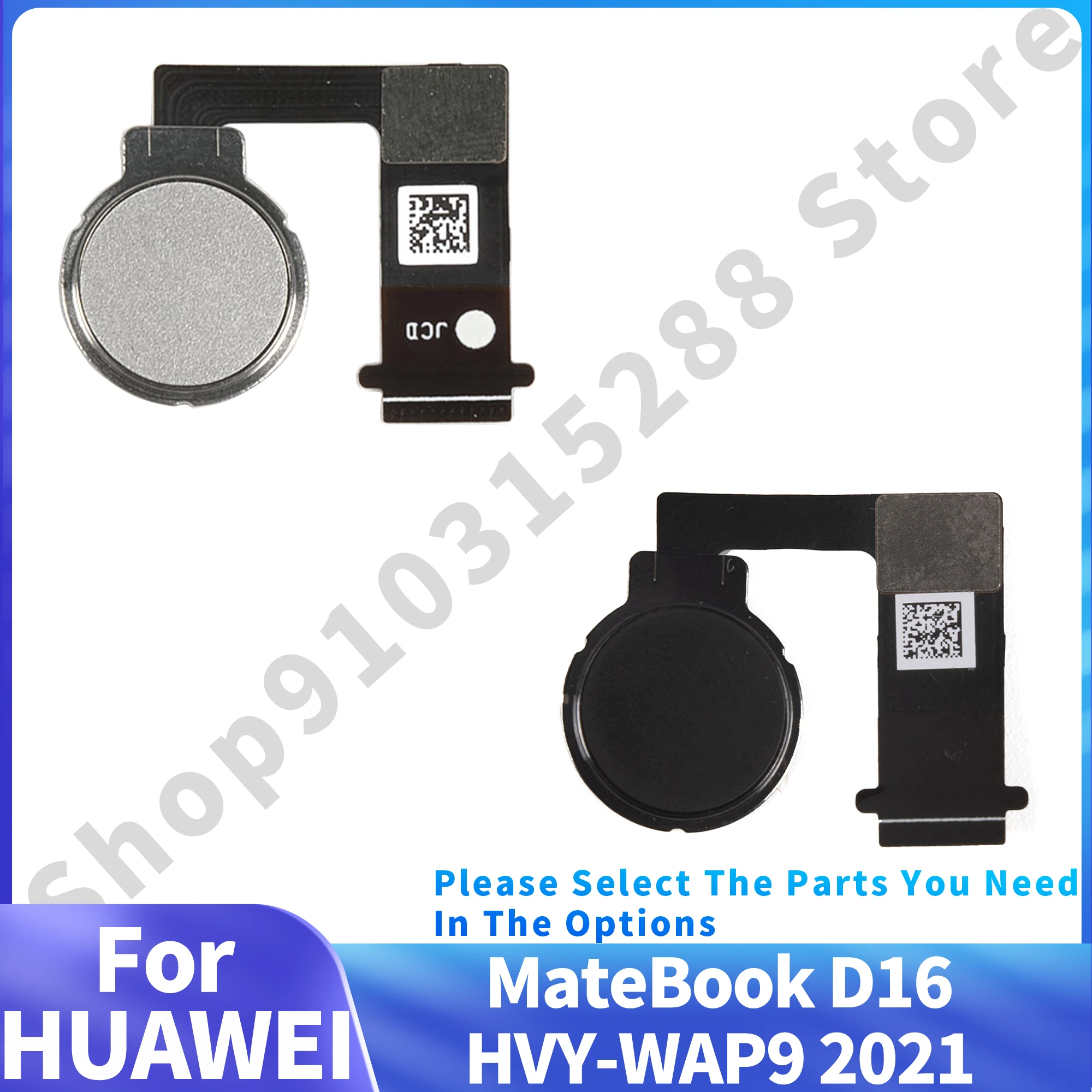 Originale Nuovo Per Huawei Matebook D16 Hvy-Wap9 2021 Fingerprint Touch Id Switch Cavo Riparazione Laptop