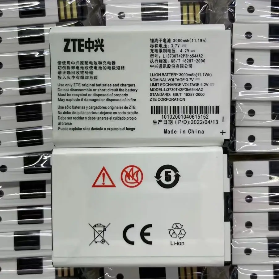 Batterie De Routeur Wifi 4G Lte, 3000Mah, Pour Zte Mf286, Mf279, Z289L, Mf286A, Mf96, Mf96U, Z289, Z289G