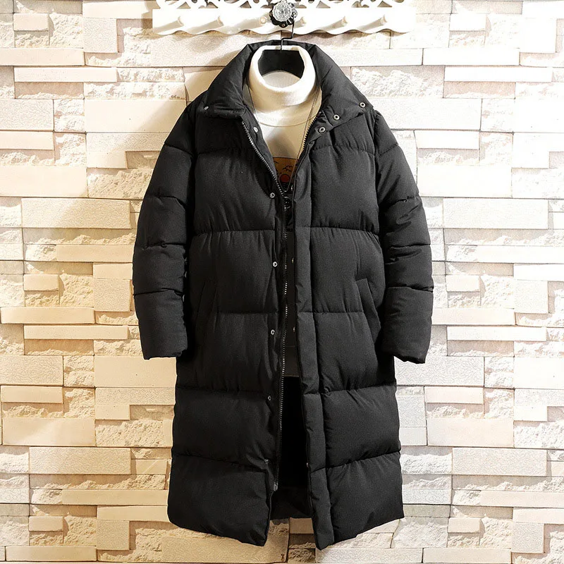 Parka Da Uomo Inverno Piumini Imbottiti In Cotone Da Uomo Cappotto Da Uomo Casual Con Cappuccio Giacca Lunga Imbottita Calda Trench Da Uomo Cappotto C