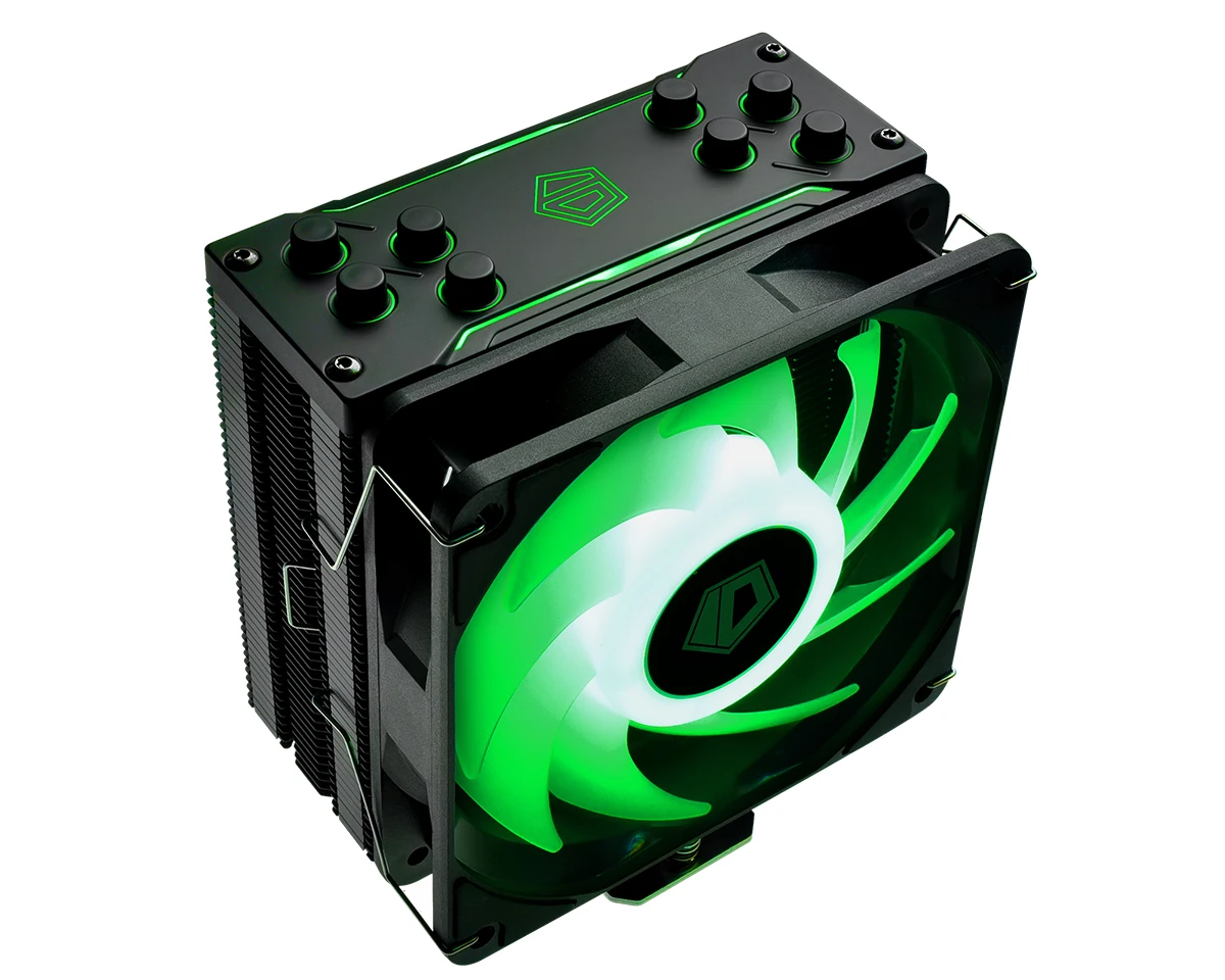 Id-Cooling Se-224-Xt Rgb Cpu Cooler Am4 4 Heatpipes Cpu Air Cooler Ventola Pwm Da 120Mm Ventola Cpu Per Intel/Amd