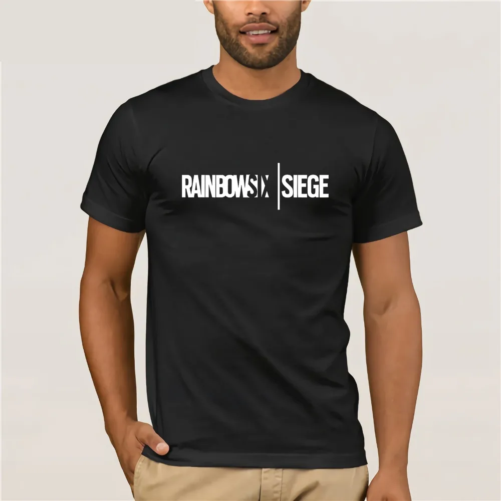 Rainbow Six Siege T-Shirt O Gilet Gaming Tee Mens Top Videogiochi Abbigliamento R6 F Stampato T-Shirt Da Uomo Vestiti Top Tee Plus Size