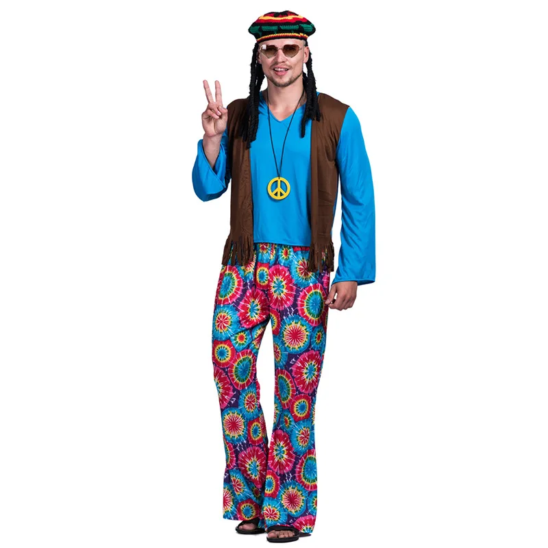 Hippie Abbigliamento Uomo Moda Discoteca Costumi Da Festa Per Uomo 70 S Costume Da Discoteca Uomo Costume Di Halloween