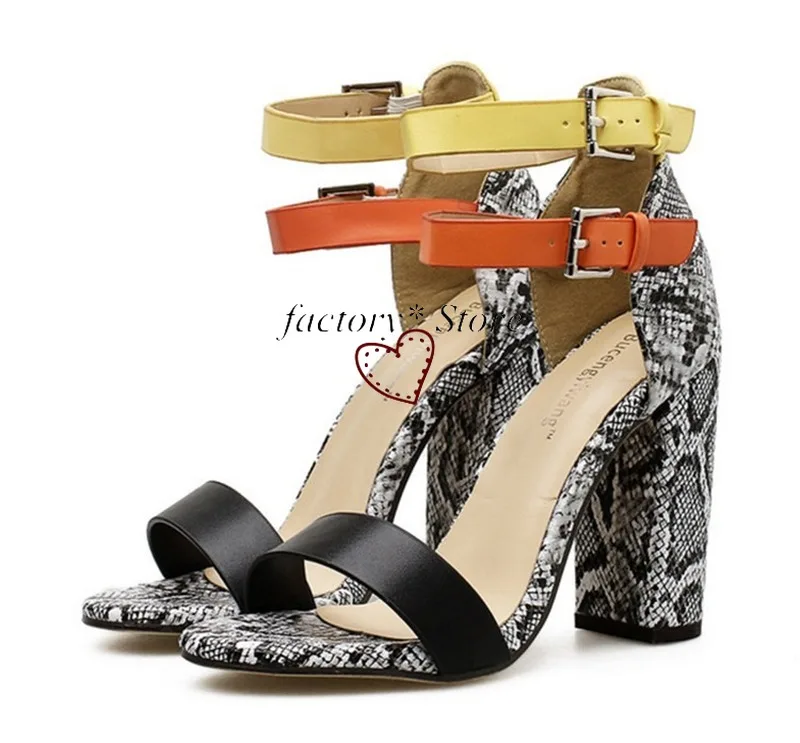 Sandali Con Tacco Grosso Tacchi Color Block Donna Europa L Scarpe Cosplay Christian Louboutin Tacchi Alti